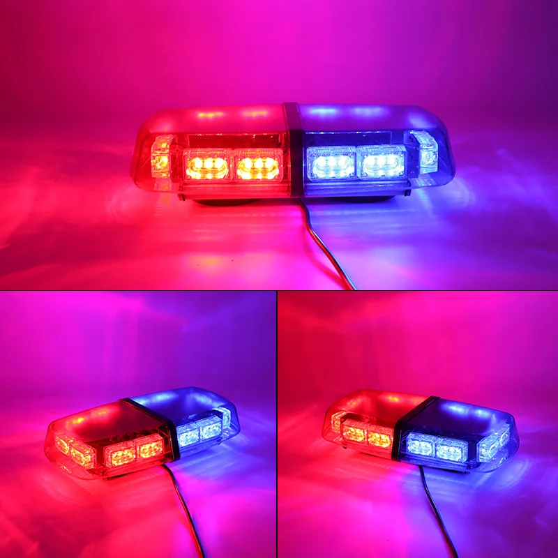 Super Bright Flash Light Car Red and Blue Strong Magnetic Ceiling Police Lights Engineering Car LED Warning Open Road Light