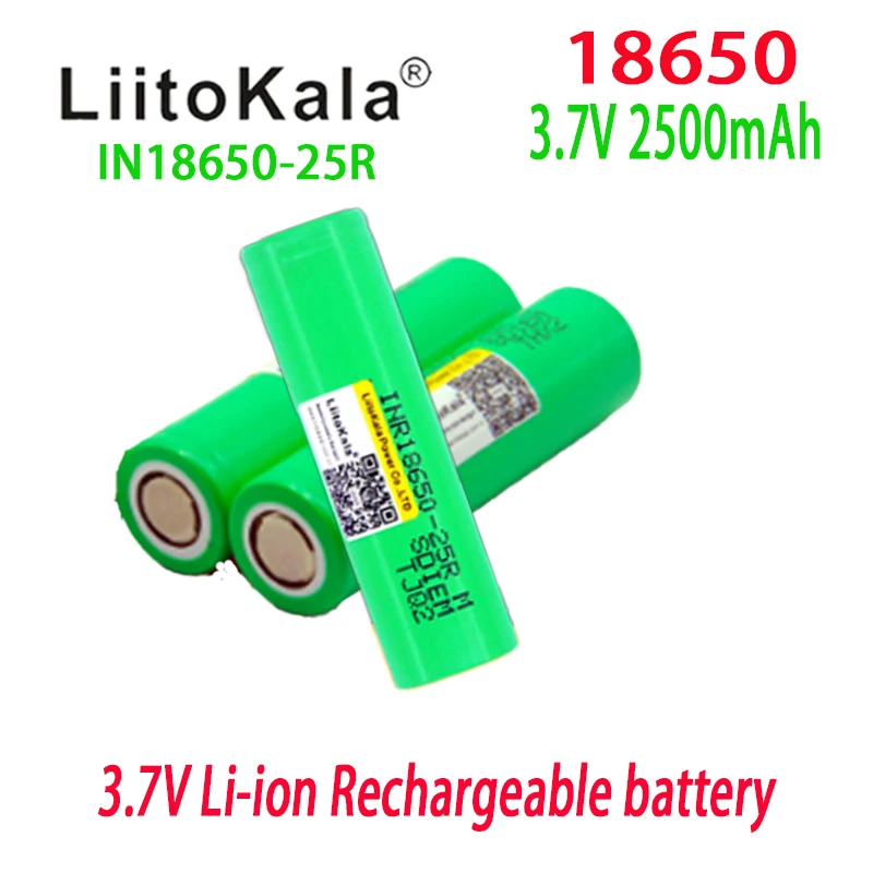 LiitoKala VTC5A 18650 2600mAh 3.7V 20A Discharge Power Charging Battery Replacement for Electric Vehicle Batteries, Toys, Lighti