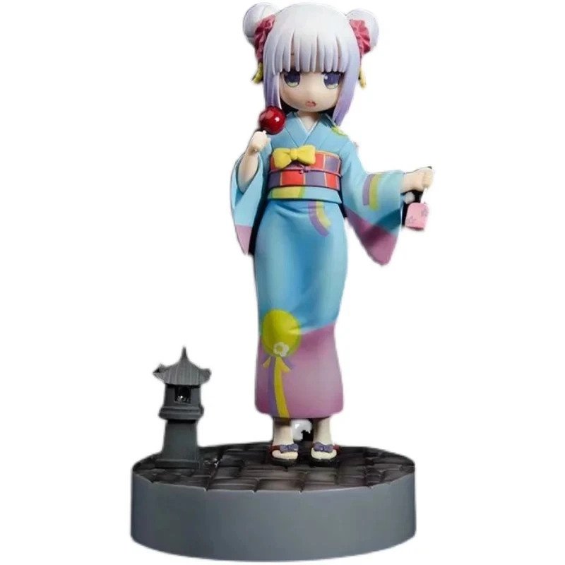 Miss Kobayashi's Dragon Maid Kanna Kamui Action Figure 1/8 Scale Painted Figure Kimono Version PVC Figure Toy Brinquedos Anime