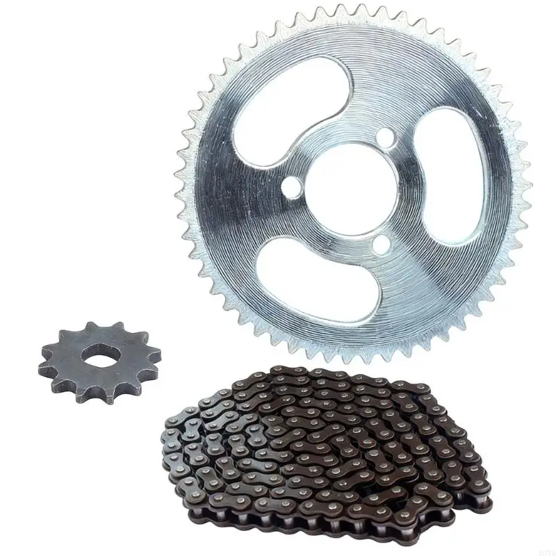 

Easy Replacement Chain Gear Assembly Set 55T Back Gear 12T Front Gear 146 Associations Tall Quality Steel Installation For D7YA