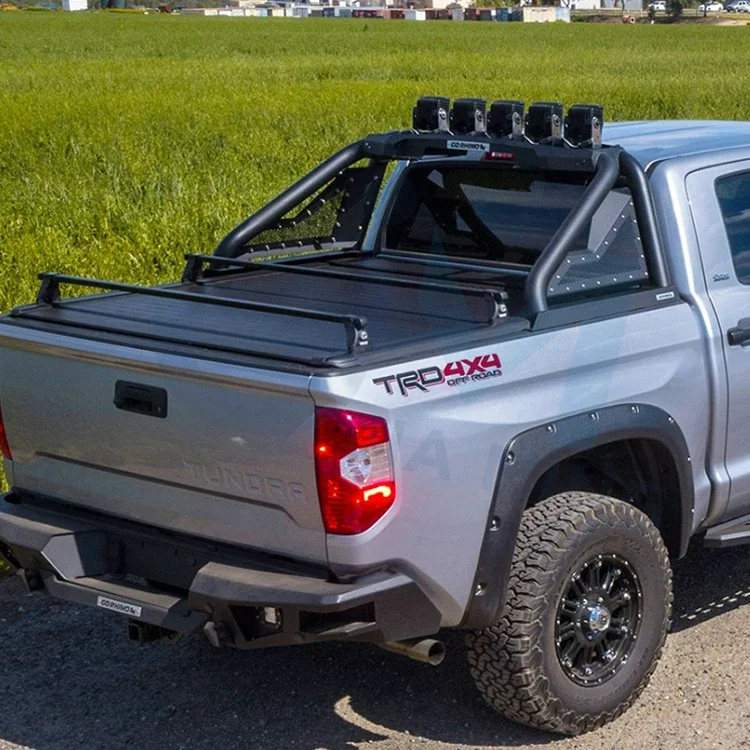 Jiaming Factory Custom Sport Roll Bar With Light For Hilux Revo Rocco Tacoma Ranger F150 Exterior Accessories