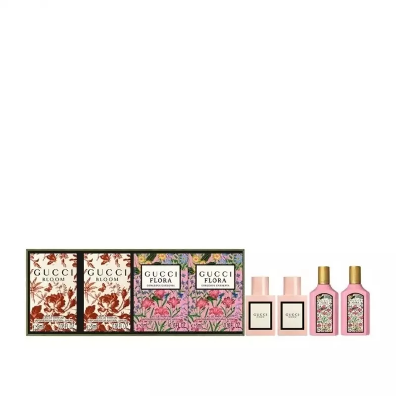 

Подарочный набор миниатюр Gucci (парфюмерная вода Gucci Bloom 2 x 5 мл, парфюмерная вода Gucci Flora Gorgeous Gardenia 2 x 5 мл)