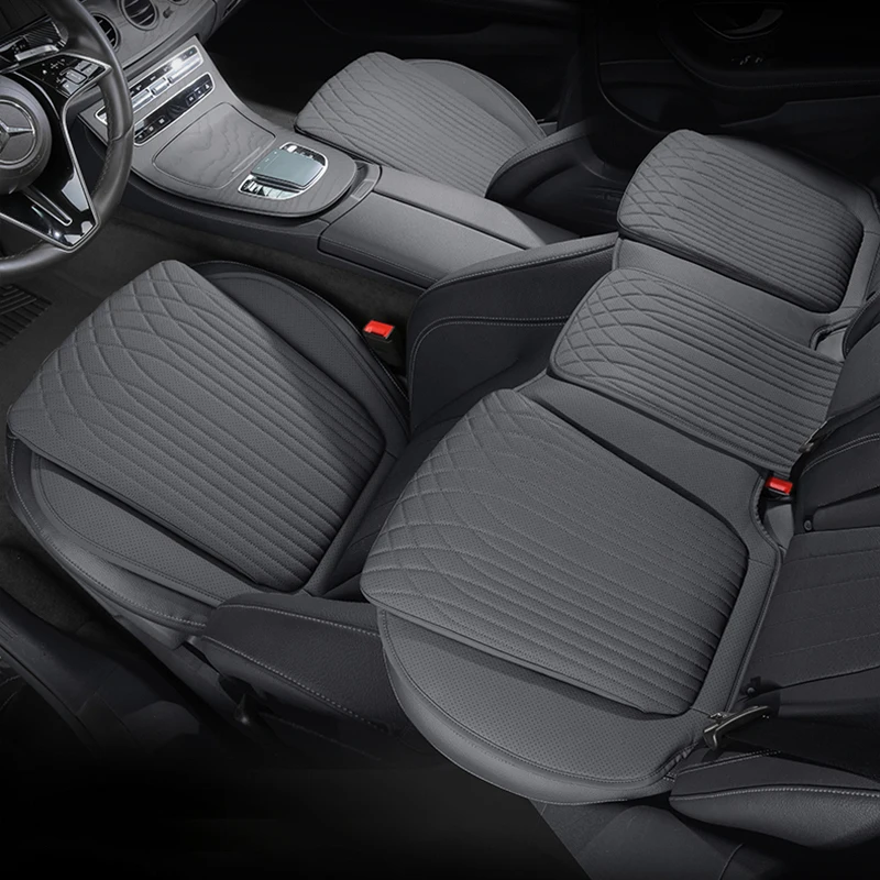 

Universal Car Seat Cover Front Cushion Tight Fitting Leather Automobile Rear Seat Mat Vehicles Chair Pad Product Soft Breathable