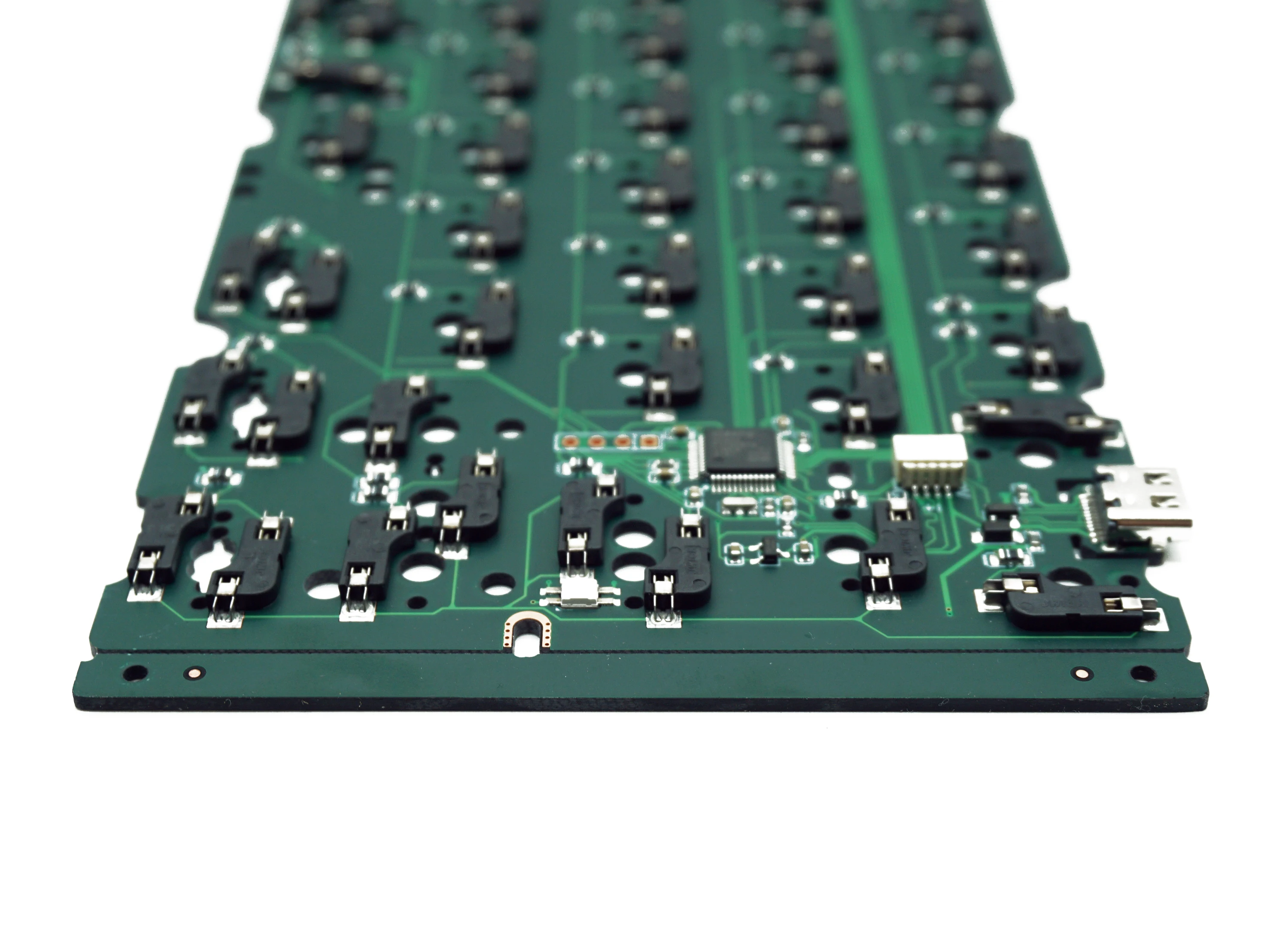 Keebox BOX60 Mechaniczna Klawiatura DIY PCB Hot Swappable Do Płytki Dziewczęcej GH60 Ai03 Fly FR4 CEM3 PCB Obsługa QMK VIA — zdjęcie produktu 5