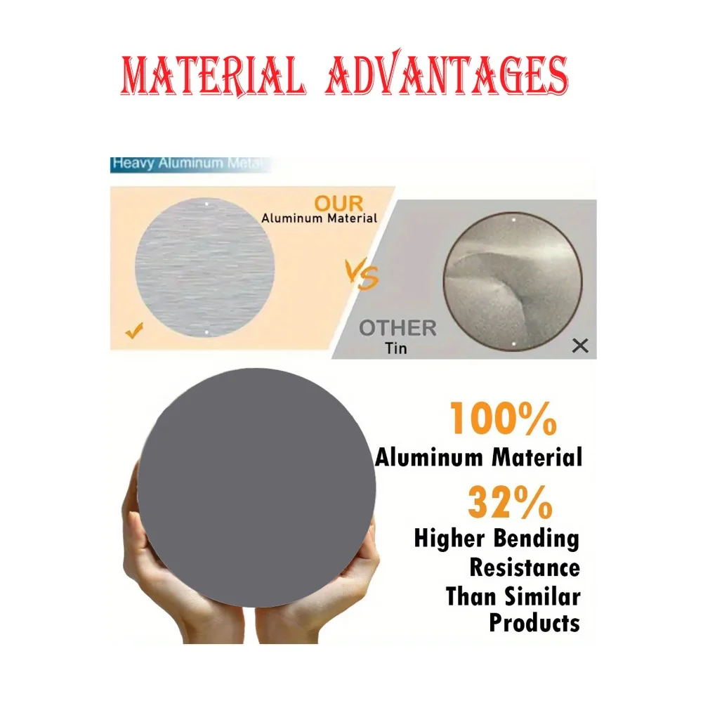 لافتة ألومنيوم مستديرة من Desperate Enterprises Winchester مع حافة منقوشة - ديكور حائط معدني عتيق للحنين - صنع في الولايات المتحدة #6