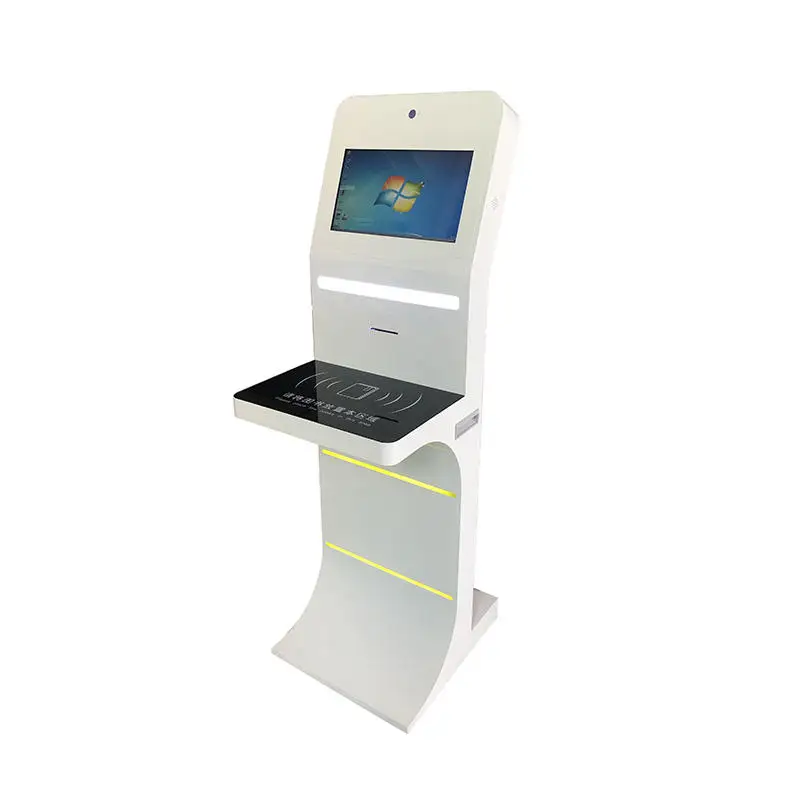 Self-Service Library Book Borrowing And Returning Kiosk With Barcode Scanner Multi-Function Touch Screen Machine SDK Supported