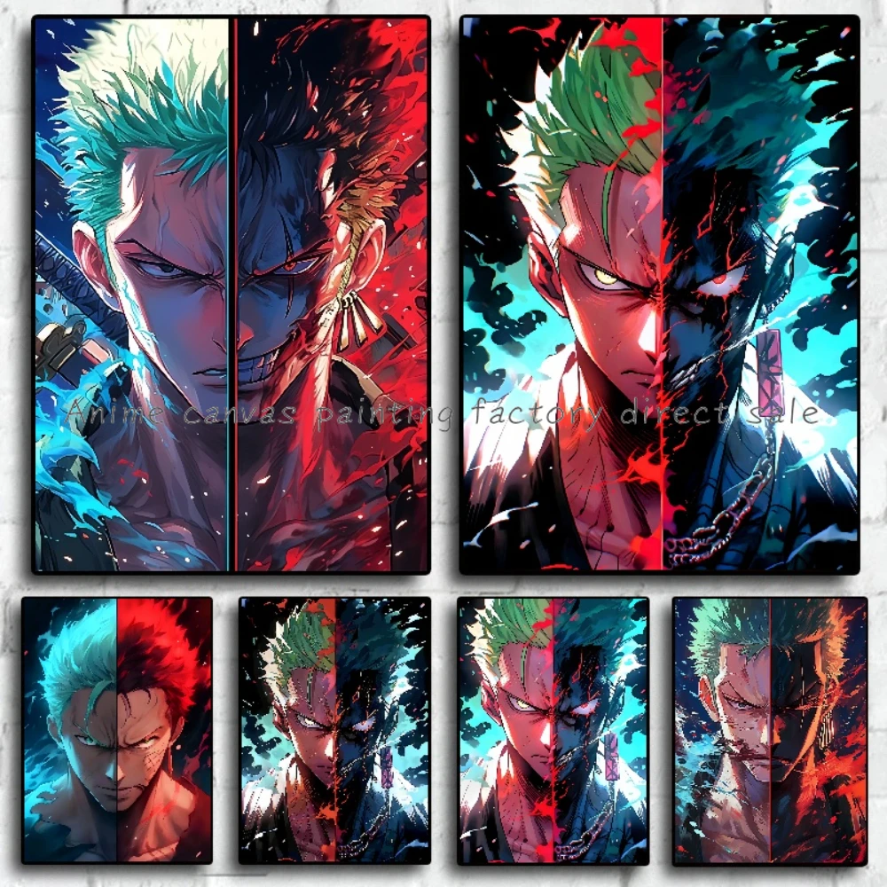 Famous Anime One Piece Poster Home Decoration Printing Canvas Painting Suitable for Life Home Decoration Wall Art Picture