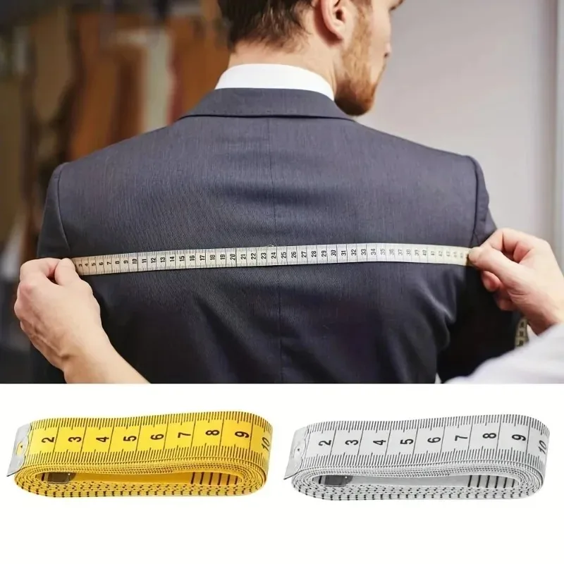 10Pcs Soft Sewing Ruler Sewing Measuring Tape Body Measuring Clothing Ruler Durable Tailor Tape Measure Sewing Kits 150cm