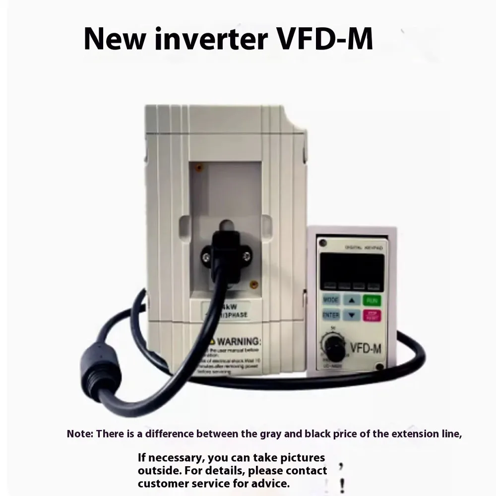 

New Original Delta Frequency Converter, VFD-M Three-phase 380V 0.75KW 1.5KW 2.2KW 3.7KW 5.5KW 7.5KW Inverter