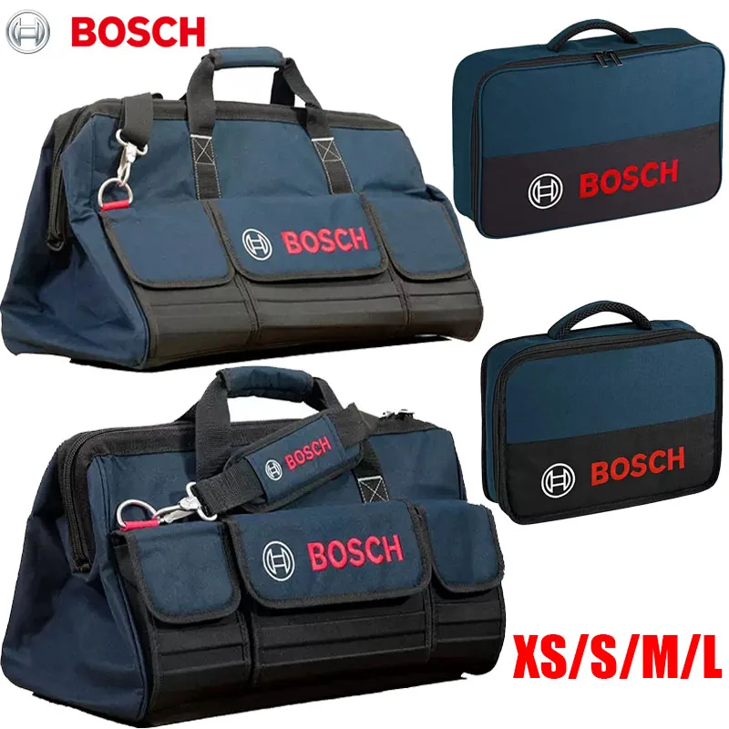 Bosch Handheld Canvas Bags Portable Multi Functional Maintenance Thickened Tool Kit Waterproof Handheld Tool Storage Bags