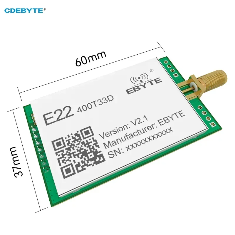 433MHz 470MHz Lora RF Wireless Module CDEBYTE E22-400T33D-V2 33dbm Long Distance 16km Antenna Interface SMA-K DIP Low Power