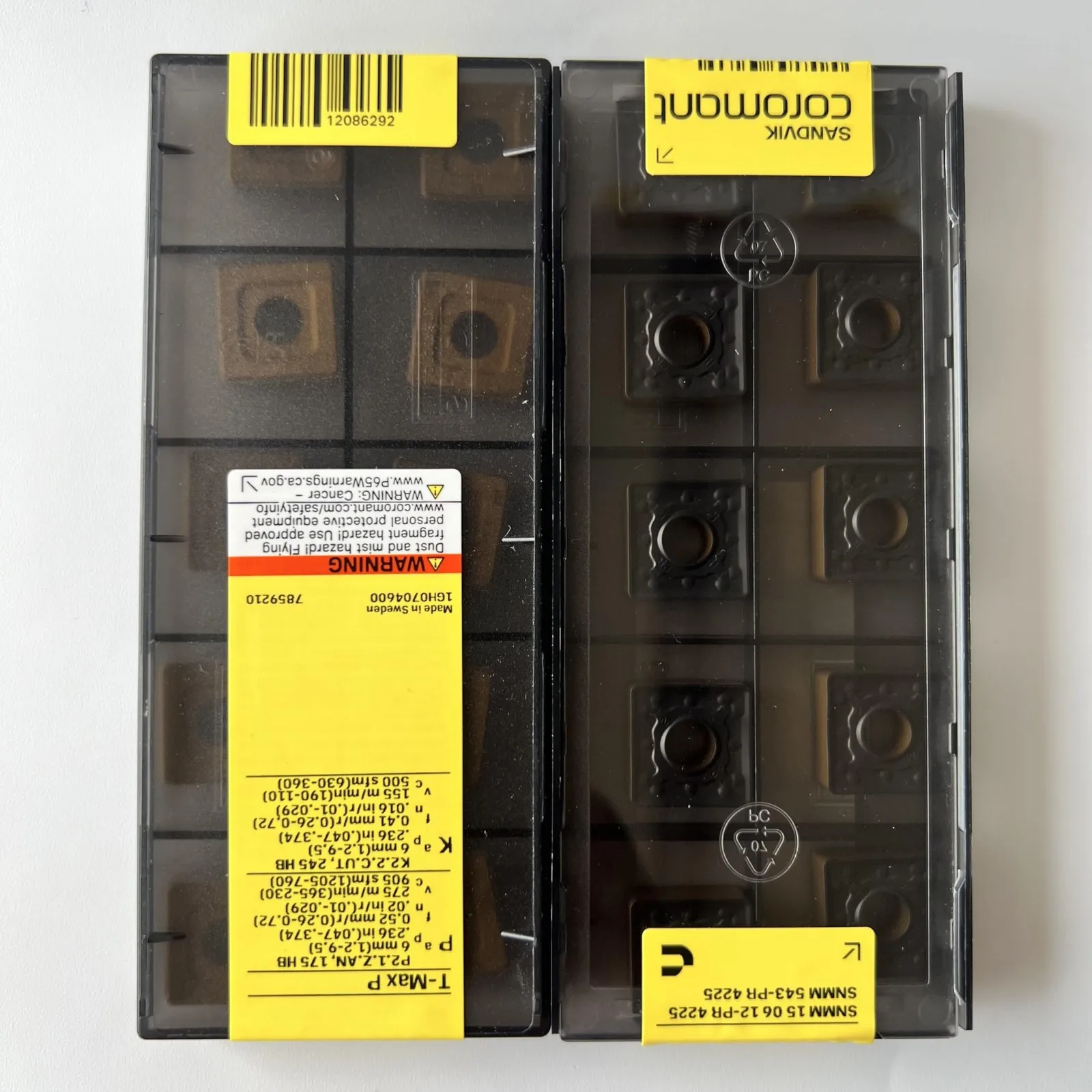 

SANDVIK / SNMM150612-PR 4225 / Original Swedish hard alloy blade 10 Pcs