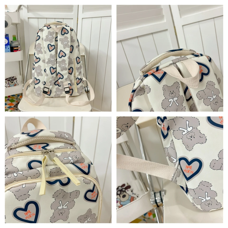 Women Waterproof Nylon Backpack Fashion Female Shoulder Schoolbag Youth Vitality Style Multi-functional Travel Backpack
