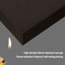 High Density Flame Retardant Foam Pad Shockproof High-Elastic Sponge Cushion Soundproof Noise Reduction Fireproof Toolbox Foam