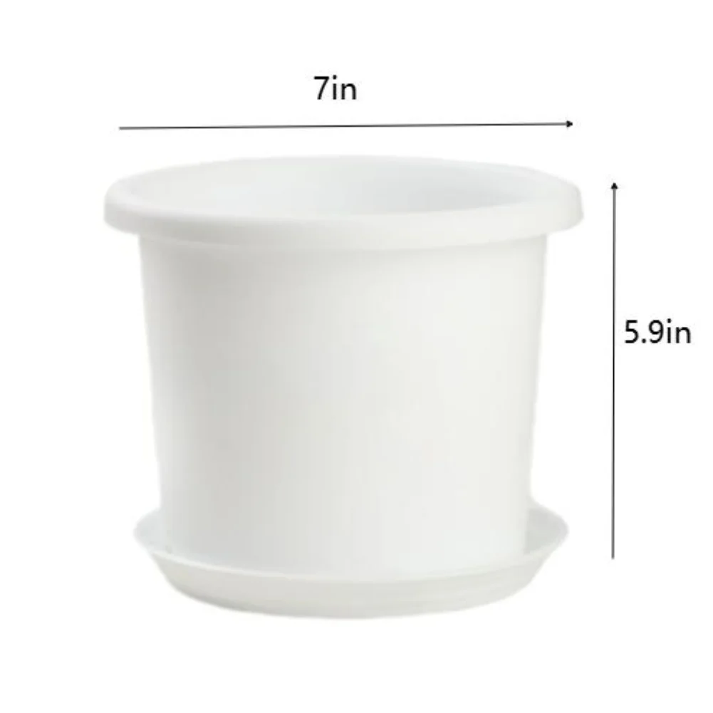 For Nordic Home Decoration Resin Flower Pots Deep Ventilation Holes Sturdy Resin Material Anti Deformation Design