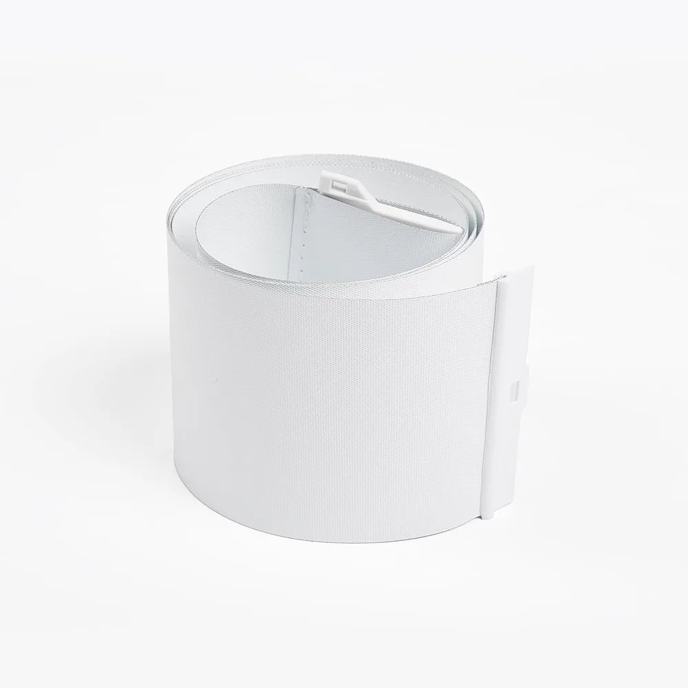 شرائح عمودية لتغميق الغرفة للأبواب والنوافذ المنزلقة - بوليستر سهل القطع، بديلة شرائح من القماش الأبيض #3