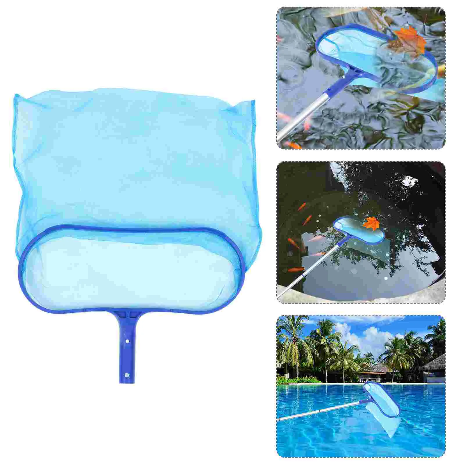 

Swimming Pool Fishing Net Rake Skimmer Supplies and Accessories Pond Leaf Clean