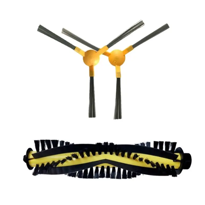 Conjunto de Escovas Laterais e Escova Principal de Qualidade Benchmade para Aspiradores Mamibot EXVAC650 Platinum/EXVAC660 Plati