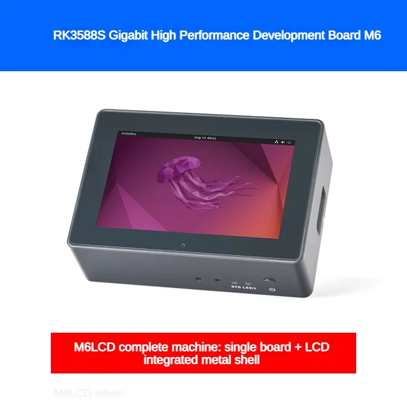 لوحة تطوير NanoPi M6 RK3588S مع ماكس 32G RAM LPDDR5 SSD WIFI EMMC توسيع جيجابت إيثرنت Debian Ubuntu مفتوح المصدر