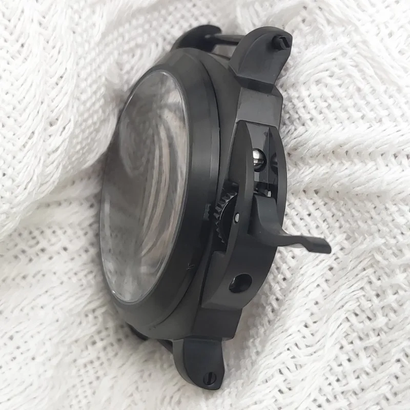 Per Panerai 40MM nero con custodia con maniglia, adatto per movimento NH35/36/4R/7S, accessori per orologi