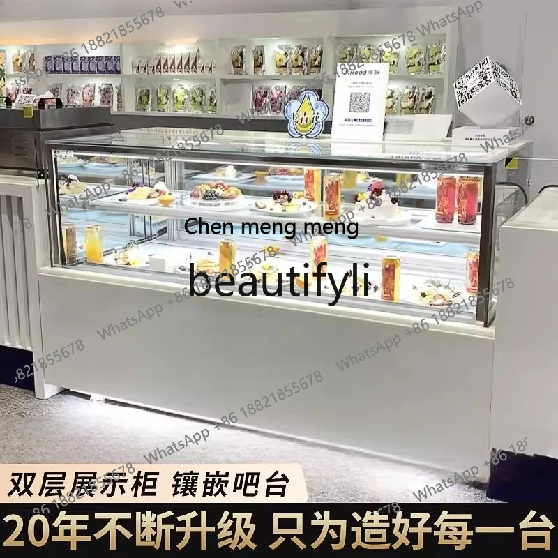 X  D150 Dessert, commercial display cabinet, fruit fresh-keeping cabinet, high-air refrigerated display cabinet