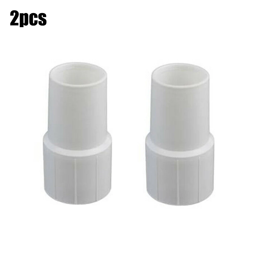 2 Pcs Swimming Pool Hose Connector Pool Hose End Cuff Left Hand 38mm For Pool Vacuum 38mm Hose Threaded Suction Pipe