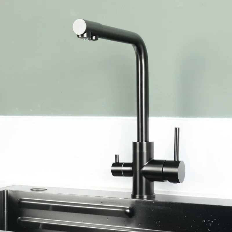 Manufacturer Kitchen Tap Purifier Sink Water Filter Faucet Mixer Pull Down Kitchen Faucet 304 Stainless Steel