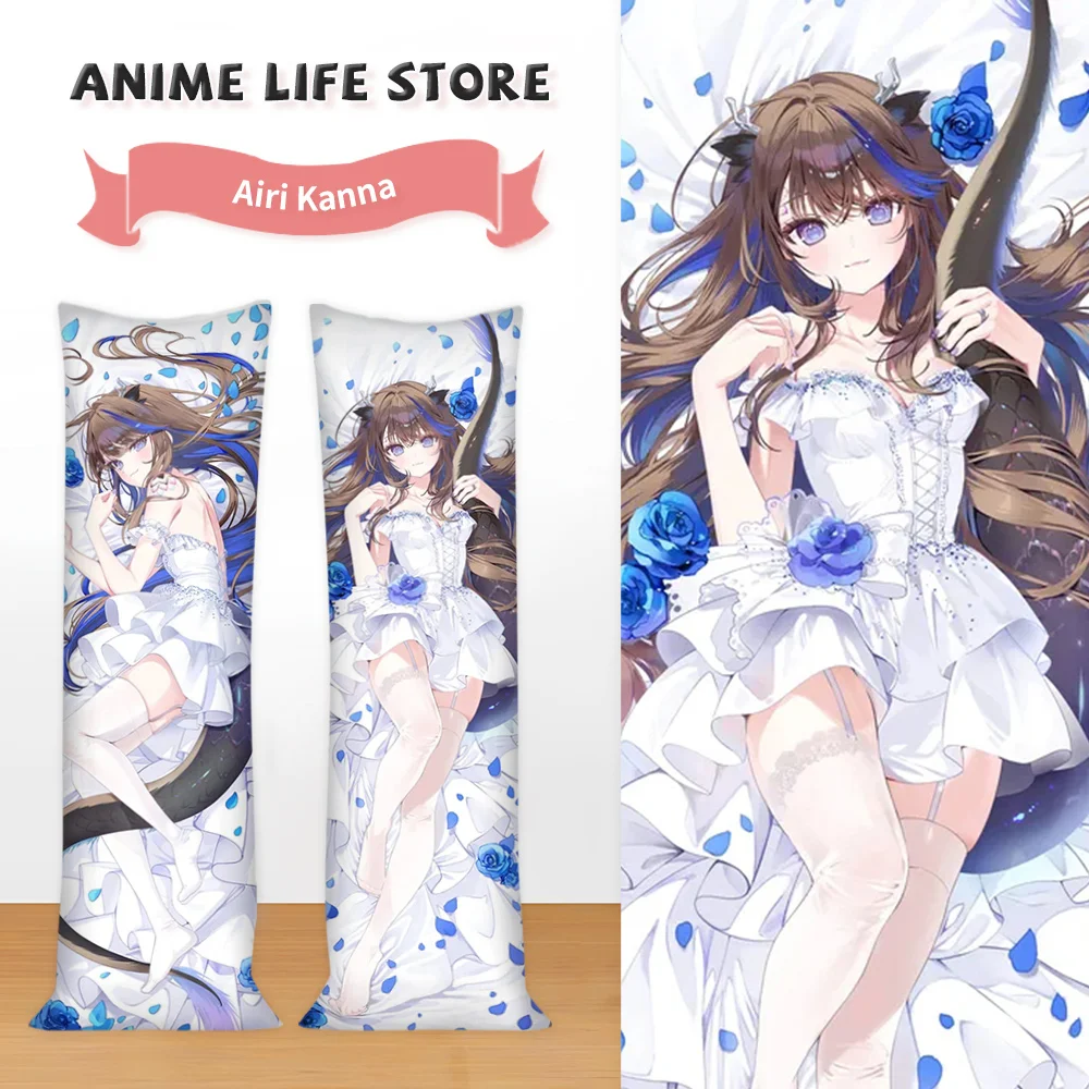 

Cartoon VTuber Airi Kanna Body Dakimakura Cover Hugging Fullbody Anime Pillowcase Double-Sided Print Otaku Pillow Cushion Cover