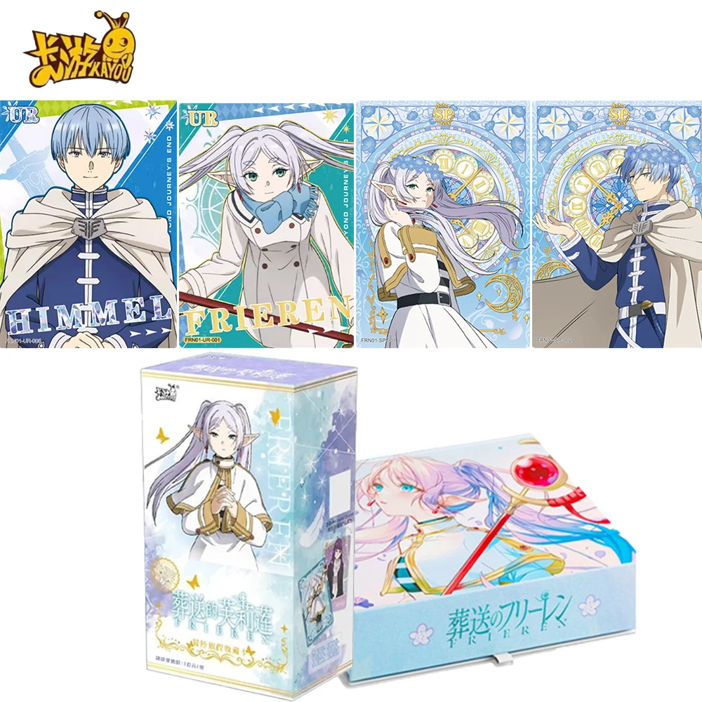 Official KAYOU Sousou No Frieren Series Premium Rare Foil Collectible Cards Classic Anime Peripheral Toy Gift for Fans