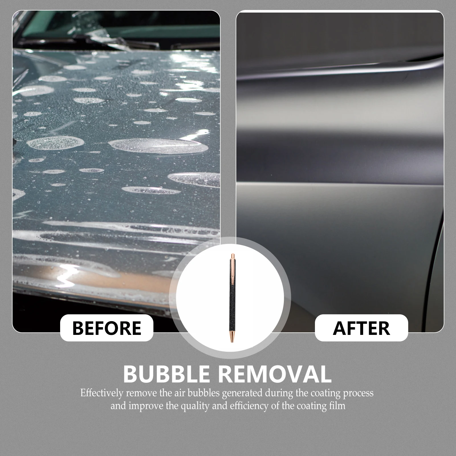 

Air Bubble Removal For Car Window Film Wallpaper Installation Durable Compact Lightweight Tool Air Release Car Weeding Pen Vinyl