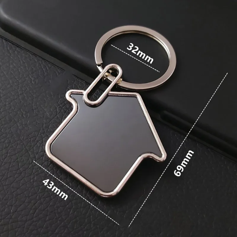 Custom Logo Both Sides Anti-Lost Keychain, Personalized Charm