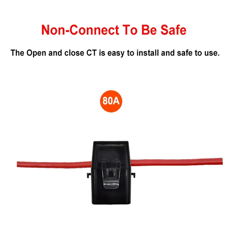 A15F Tuya-WIFI-Smart-Energy-Meter-0.2-80A-Power-Production-Consumption-Bidirectional-Power-Monito-Support-APP-Control