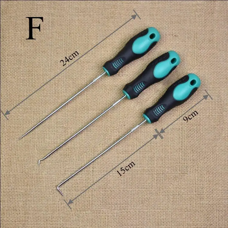 Profession Durable 4Pcs Durable Car Hook Oil Seal O-Ring Seal Remover Pick Set Tools Car Hook Craft Hand Tools Remover Pick Set