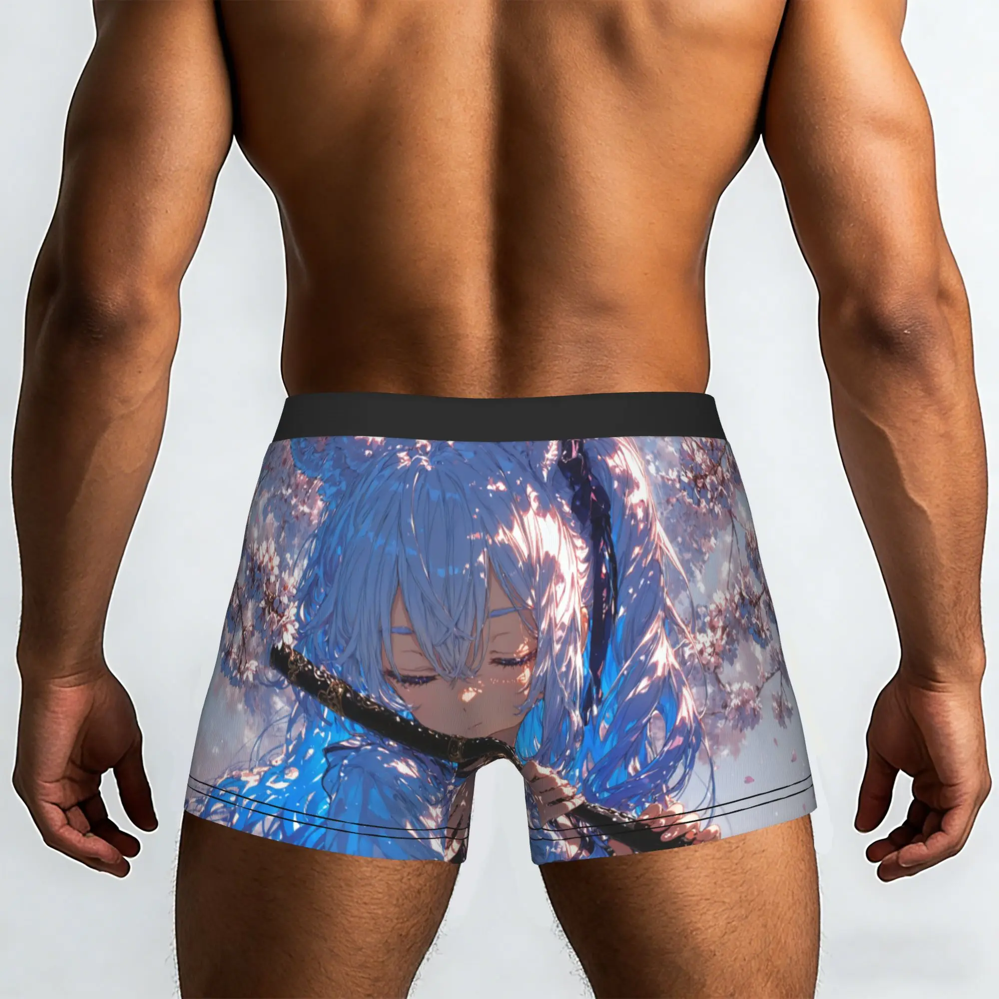 Trend Anime Bunny eared Girl boxers  adults 18 plus Underpants Breathbale Panties Men's Underwear Ventilate Shorts Boxer Briefs