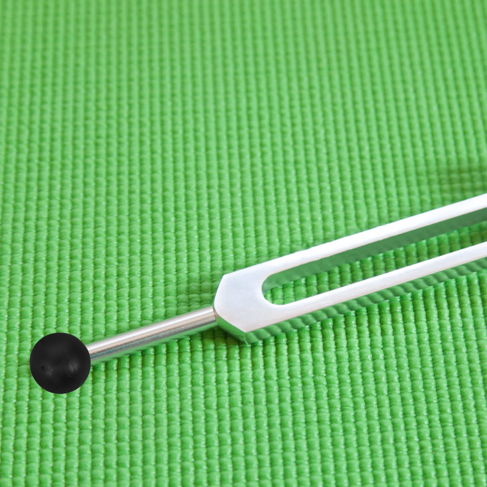 

2 Pcs Rubber Tuning Fork Holder Cello Accessories Chakra Forks Healing Music Meditation Black Tool