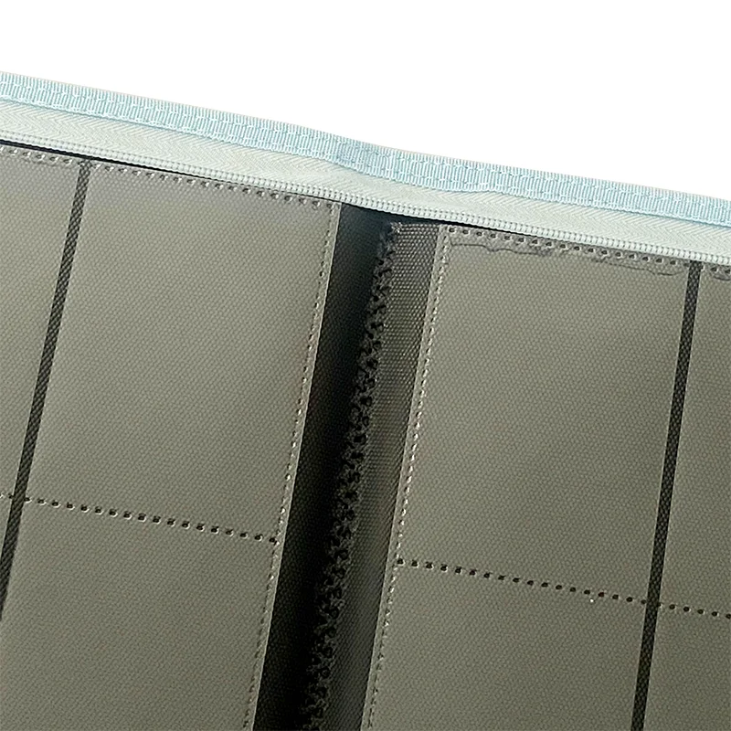 480 Pockets Leather Card Binder Premium 12-Pocket Trading Card Collectors Zipper Album Side Load Card Holder For Sport Cards TCG