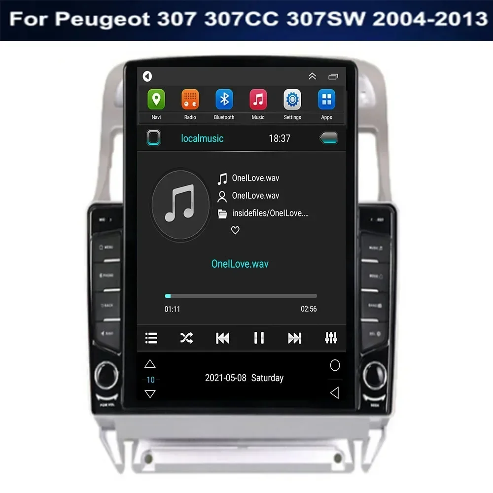 2025 جديد 9.7 "أندرويد 14 لبيجو 307 307CC 307SW 2004-2013 تسلا نوع راديو السيارة الوسائط المتعددة مشغل فيديو الملاحة لتحديد المواقع RDS #6