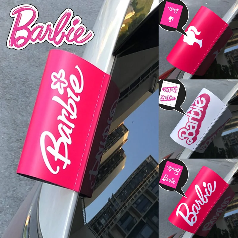 Barbie Car Washing Labels Water Mark Kawaii Car Door Tag Stickers Trunk Door Tailgate Creative Decorative Accessories Sticker