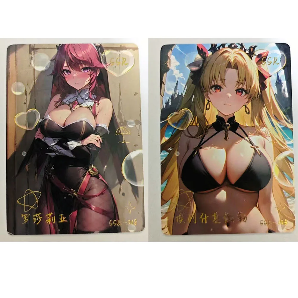 Anime Goddess Story SSR Nilou Kamisato Ayaka Yae Miko Raiden Shogun Collectible Card Toys Toys Birthday Gifts for boys