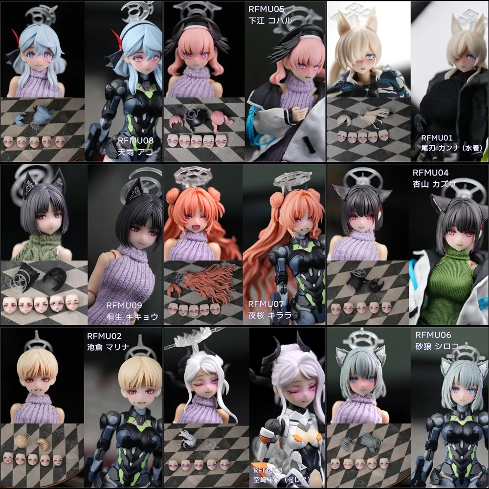 Hair Eye Patch GK Modification SH 1/12  Night Sakura キララ Machine Girl Goddess Device