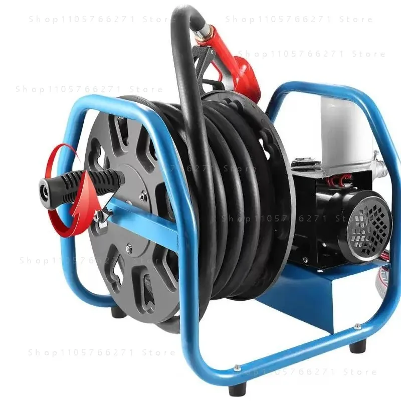 Electric oil pump, tanker, car reel pump TN + plastic gun + filter