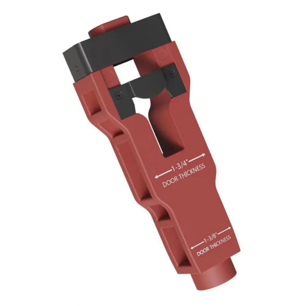 

Door Latch Mortise Tool Auto Positioning for 1-3/8" Thick Door Sturdy