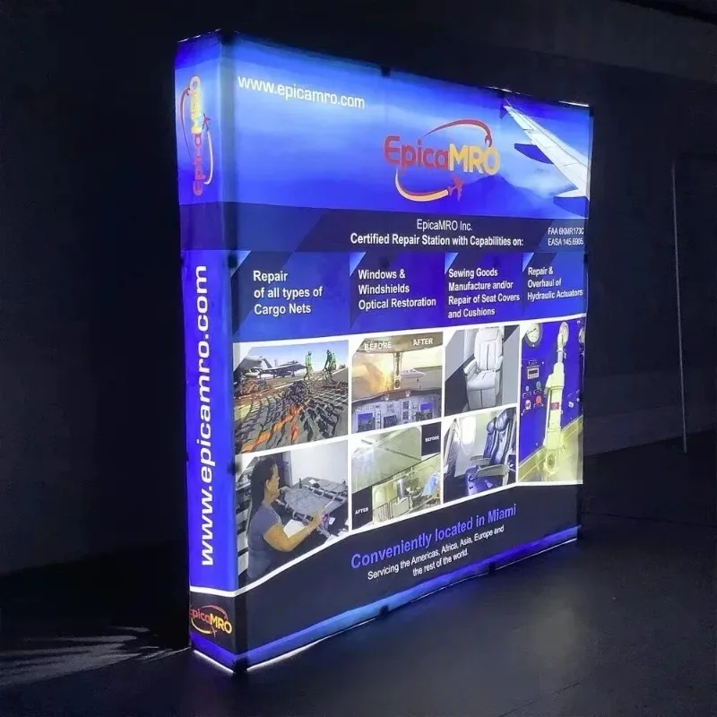 

YLed Display Exhibition Stands Trade Show Booth Promotional Booth Light Box Exhibition Booth