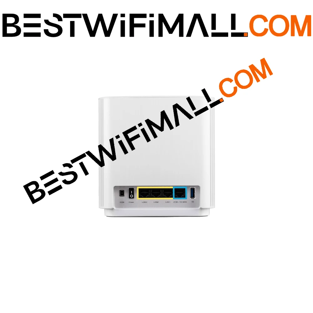 

Маршрутизатор ASUS ZenWiFi ET8 WiFi 6E, новый диапазон частот 6 ГГц, поддержка частот 5 ГГц и 2.4 ГГц, скорость 6600 Мбит/с, 1 шт. для зоны покрытия 2750 кв. футов. 4+ комнаты