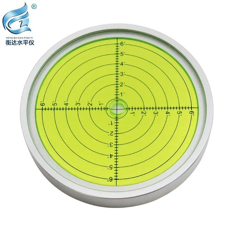 مستوى معدني عالمي 130 خط داخلي دائري عالي الدقة مستوى مستوى فقاعة فقاعة مستوى محمولة #3