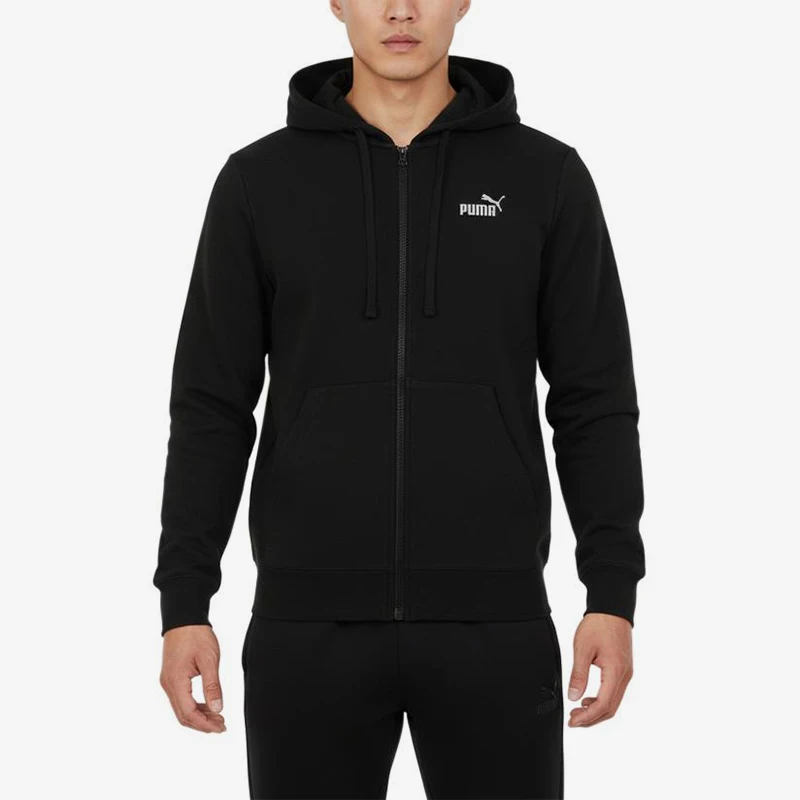 Puma genuine hooded zipper animal pattern long sleeved jacket men's jacket jacket 695453-01