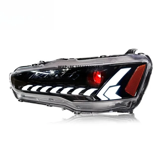 TT-ABC New Design LED Headlights Front Lamp 2008-2025 Sequentail Light for Lancer Ex Evo CF/CJ