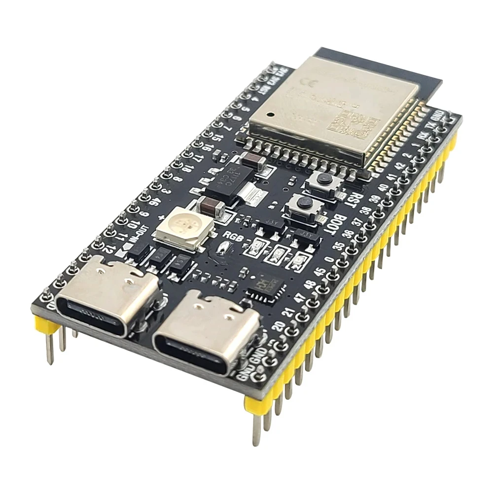 Schede di sviluppo ESP32 S3 con Kit adattatore di espansione N8R2 N16R8 44Pin Type-C ESP32-S3 2.4G Wifi BT Module ESP32-S3-WROOM-1