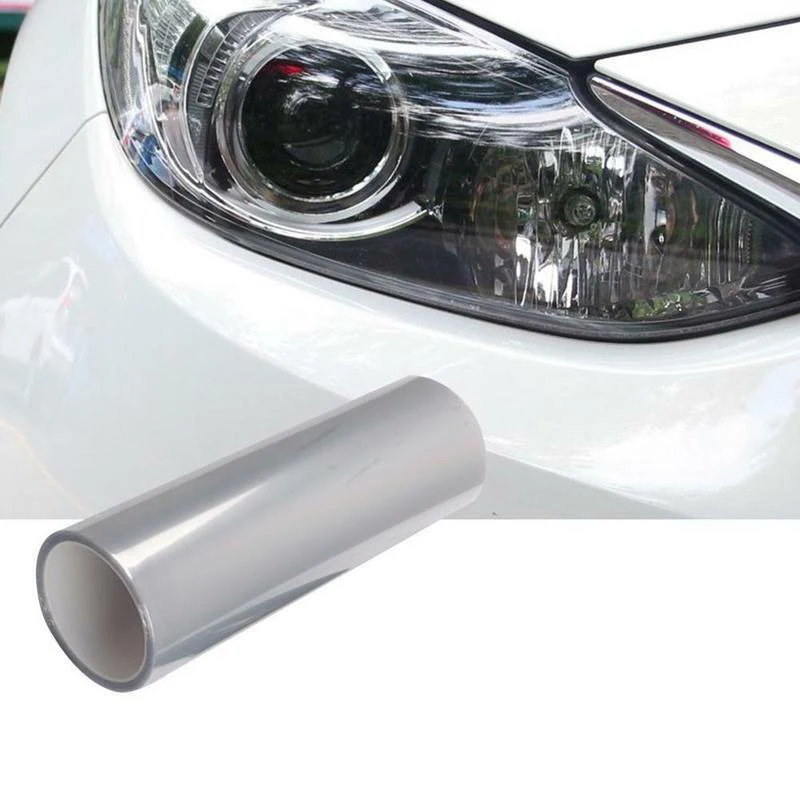

1roll Auto Headlight Protective Film Stickers Transparent 120x40cm Car Headlight Lamp Protector Film DIY Vinyl Wrap Sheet