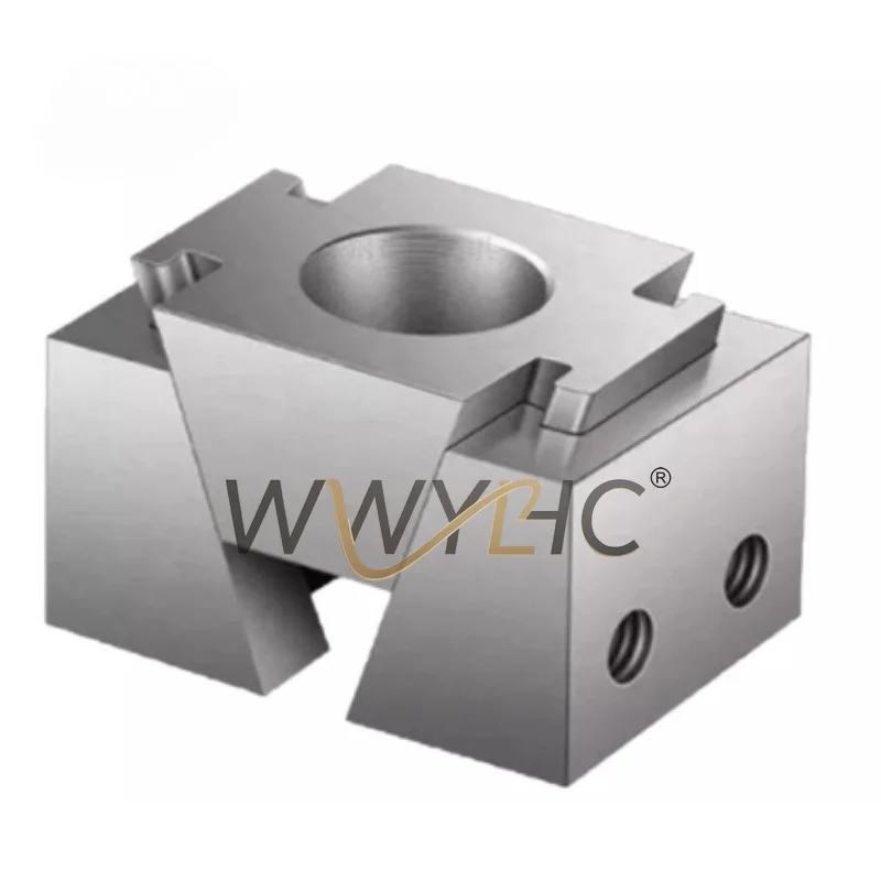 

Подходит для двунаправленных боковых параллельных тисков с ЧПУ, пневматический зажимной блок с наклонной опорной поверхностью внутри.